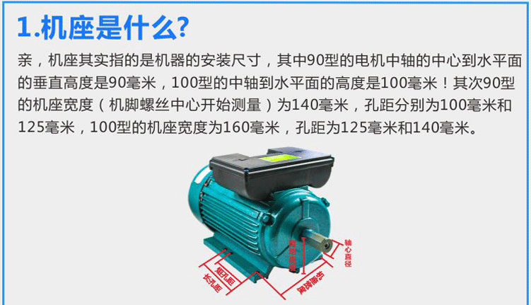 機座是什么？90機座電機和100機座電機有啥區(qū)別？