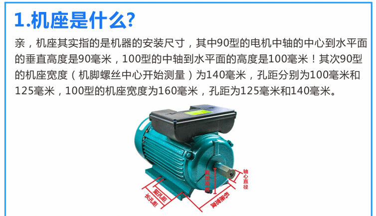 機(jī)座是什么？90機(jī)座電機(jī)和100機(jī)座電機(jī)有啥區(qū)別？